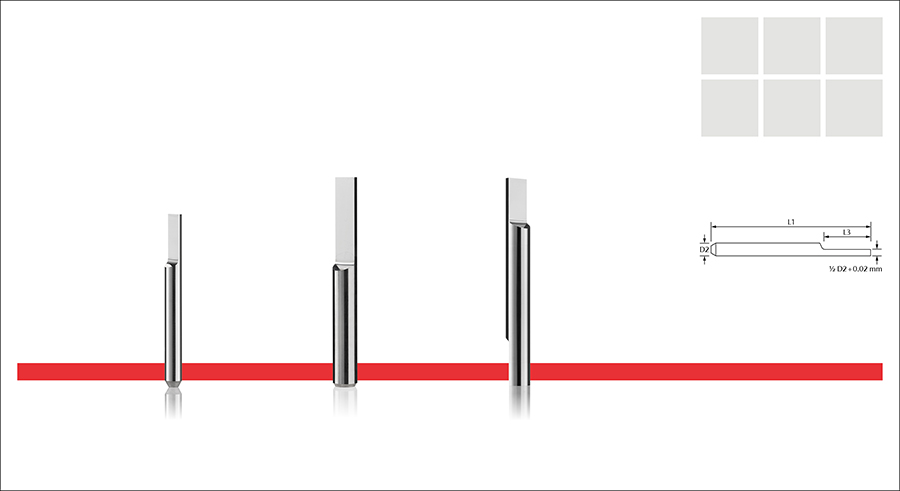 Semi-finished gravers for grinding them by yourself.